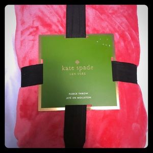 Kate Spade Fleece Throw